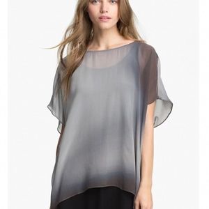 Eileen Fisher Watercolor Sheer Tunic NWOT